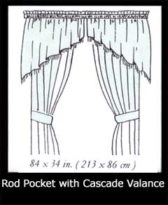 Cascade Valance Window Treatment