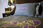 Click on the image to see the Goodnight Kiss Gray by Luxury Lab Linens