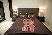 Click on the image to see the Goodnight Kiss Red by Luxury Lab Linens