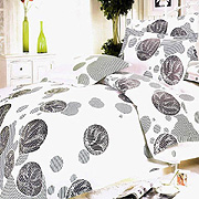 White Gray Marbles by Blancho Bedding